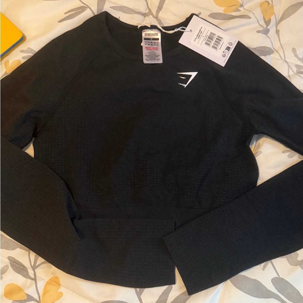 Gymshark Women's Charcoal Crop Top